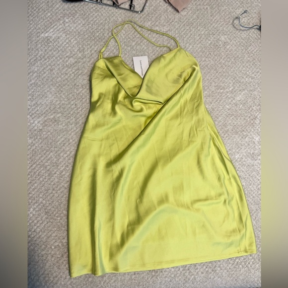 NWT Lovers and Friends Boa Mini Dress in Green - revolve - size Medium - Picture 6 of 7
